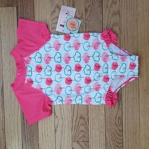 Pink bathing suit sz. 2T  UPF 50+